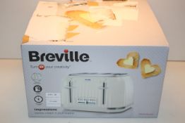 BOXED BREVILLE IMPRESSIONS VANILLA CREAM 4 SLICE TOASTER VTT702 RRP £34.99Condition