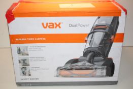 BOXED VAX DUAL POWER CARPET WASHER MODEL: W86-DP-B RRP £119.00Condition ReportAppraisal Available on