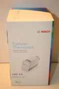 BOXED BOSCH RADIATOR THERMOSTAT SMART HOME EDITION RRP £54.95Condition ReportAppraisal Available