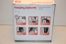 BOXED MORPHY RICHARDS STAINLESS STEEL KETTLECondition ReportAppraisal Available on Request- All
