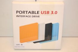 BOXED PORTABLE USB 3.0N INTERFACE DRIVE Condition ReportAppraisal Available on Request- All Items