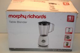 BOXED MORPHY RICHARDS TABLE BLENDER RRP £34.99Condition ReportAppraisal Available on Request- All