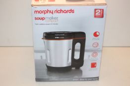 BOXED MORPHY RICHARDS SOUP MAKER COMPACT RRP £39.99Condition ReportAppraisal Available on Request-