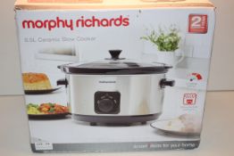 BOXED MORPHY RICHARDS 6.5L CERAMIC SLOW COOKER RRP £44.99Condition ReportAppraisal Available on
