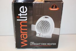 BOXED WARMLITE 2000W UPTRIGHT FAN HEATER WITH ADJUSTABLE THERMOSTATCondition ReportAppraisal
