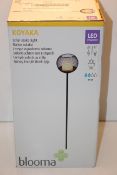 BOXED BLOOMA KOYAKA SOLAR STEAK LIGHT IPP44 RRP £19.99Condition ReportAppraisal Available on