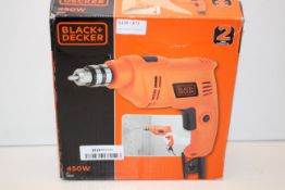 BOXED BLACK + DECKER 450W CORDED DRILLCondition ReportAppraisal Available on Request- All Items