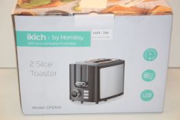 BOXED IKICH BY HOMASAY 2 SLICE TOASTER Condition ReportAppraisal Available on Request- All Items are