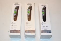 3X BOXED ANKOVO FOREHEAD & EAR THERMOMETER MODEL: FC-IR100 RRP £75.00Condition ReportAppraisal