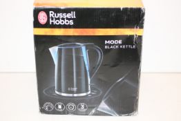 BOXED RUSSELL HOBBS MODE BLACK KETTLE RRP £27.99Condition ReportAppraisal Available on Request-