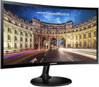 BOXED SAMSUNG ESSENTIAL CURVED MONITOR MODEL: CF390 RRP £162.94 (CRACKED SCREEN)Condition