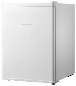 BOXED RUSSELL HOBBS 66 LITRE MINI FRIDGE WHITE MODEL: RHTTF67W RRP £109.00Condition