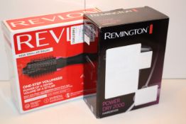 2X ITEMS TO INCLUDE BOXED REVLON ONE-STEP VOLUMISER POWER OF A DRYER VOLUME OF A STYLER RRP £52.50 &