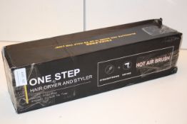 BOXED ONE STEP HAIR DRYER & STYLER Condition ReportAppraisal Available on Request- All Items are