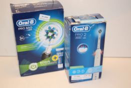 2X BOXED ASSORTED ORAL B TOOTHBRUSHES (IMAGE DEPICTS STOCK)Condition ReportAppraisal Available on