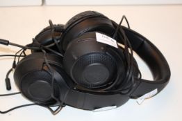 2X UNBOXED RAZER GANMING HEADSETS COMBINED RRP £120.00Condition ReportAppraisal Available on