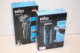 2X ASSORTED ITEMS TO INCLUDE BOXED BRAUN SERIES 5 WET & DRY SHAVER MODEL: 50.B1200S RRP £64.99 &