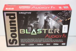 BOXED SOUND CREATIVE BLASTER AUDIGY FXCondition ReportAppraisal Available on Request- All Items