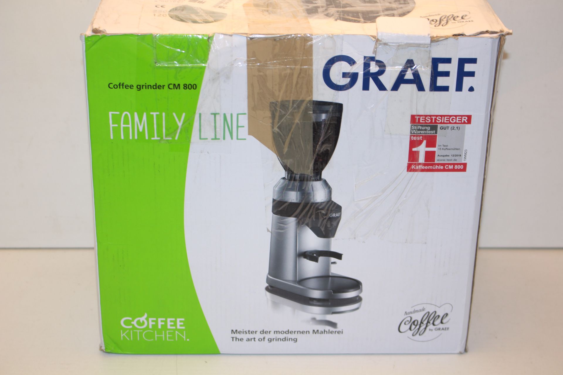 BOXED GRAEF COFFEE KITCHEN GRINDER RRP £135.85Condition ReportAppraisal Available on Request- All