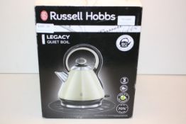 BOXED RUSSELL HOBBS LEGACY QUIET BOIL KETTLE RRP £38.00Condition ReportAppraisal Available on