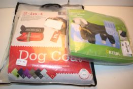 2X ASSORTED DOG COATS (IMAGE DEPICTS STOCK)Condition ReportAppraisal Available on Request- All Items