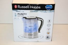 BOXED RUSSELL HOBBS PURITY KETTLE RRP £28.99Condition ReportAppraisal Available on Request- All