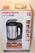 BOXED MORPHY RICHARDS SAUTE & SOUP MAKER MODEL: 501014 RRP £70.00Condition ReportAppraisal Available