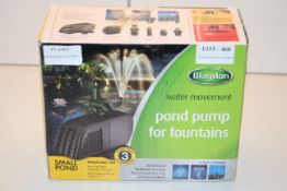 BOXED BLAGDON WATER MOVEMENT POND PUMP FOR FOUNTAINS Condition ReportAppraisal Available on Request-