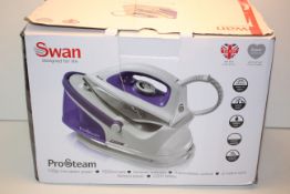 BOXED SWAN BRAND ELECTRICAL SPECIALITES PRO STEAM - STEAM GENERATING IRON MODEL: SI11010N RRP £49.