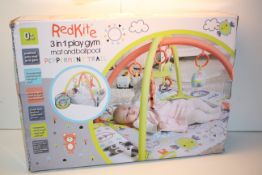 BOXED REDKITE 3-IN-1 PLAY GYM MAT AND BALL POOL PEPPERMINT TRAIL RRP £19.59Condition ReportAppraisal