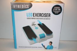 BOXED HOMEDICS LEG EXCERCISER MODEL: PSL-1000-GB RRP £199.00Condition ReportAppraisal Available on