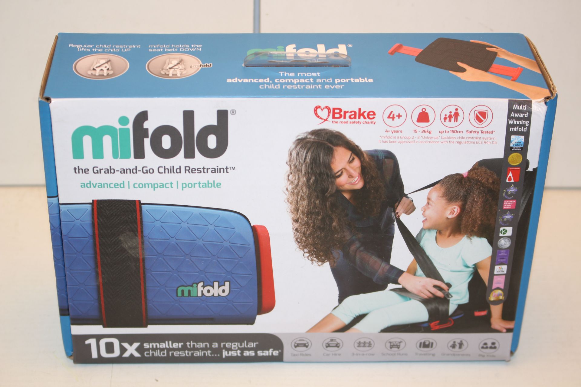 BOXED MIFOLD THE GRAB-AND-GO CHILD RESTRAINT ADVANCED COMPACT PORTABLE RRP £25.75Condition