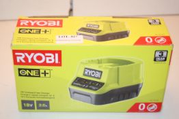 BOXED RYOBI ONE+ 18V 2.0A COMPACT FAST CHARGER RRP £27.00Condition ReportAppraisal Available on