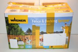 BOXED WAGNER FENCE & DECKING SPRAYER - THE ULTIMATE ELECTRIC SPRAYER RRP £70.00Condition