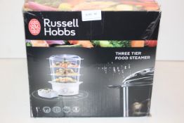 BOXED RUSSELL HOBBS THREE TIER FOOD STEAMER RRP £29.99Condition ReportAppraisal Available on
