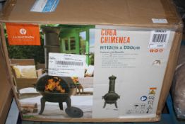 BOXED LA HACIENDA CUBA CHIMENEA 112CM X 50CM RRP £99.00Condition ReportAppraisal Available on