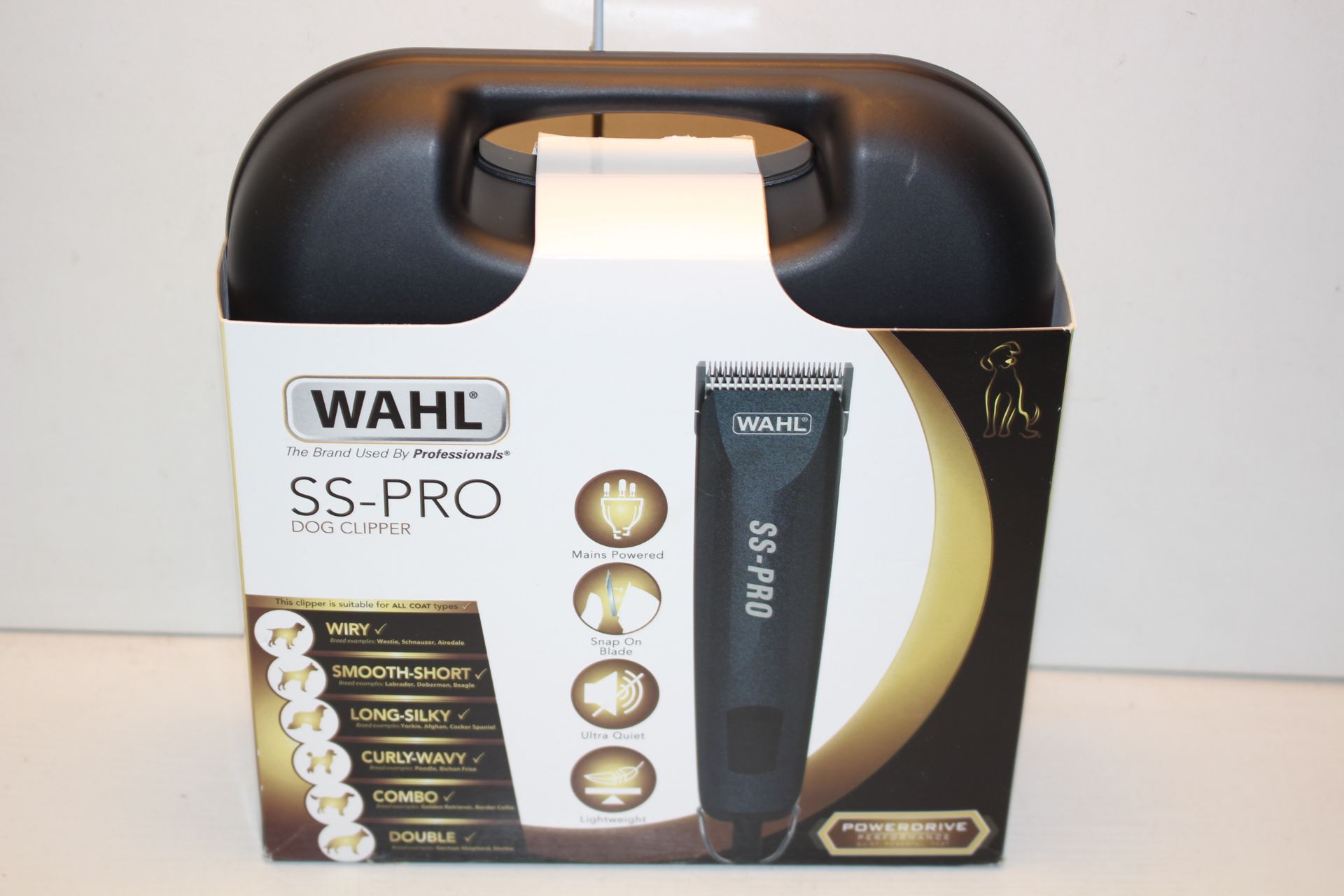 BOXED WAHL SS-PRO DOG CLIPPER RRP £69.00Condition ReportAppraisal Available on Request- All Items