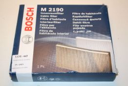 BOXED BOSCH CABIN FILTER MODEL: M2190Condition ReportAppraisal Available on Request- All Items are