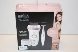 BOXED BRAUN SILK EPIL 9 SHAVE, TRIM & EPILATE MODEL: SES 9-890 RRP £79.99Condition ReportAppraisal