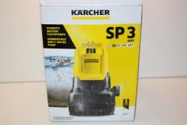 BOXED KARCHER SP 3 DIRT SUBMERSIBLE WATER PUMP RRP £79.99Condition ReportAppraisal Available on