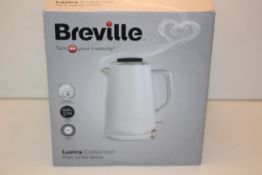 BOXED BREVILLE LUSTRA COLLECTION MATT WHITE KETTLE MODEL: VKT174 RRP £27.97Condition ReportAppraisal