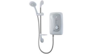 BOXED TRITAN MARTINIQUE ELECTRIC SHOWER WHITE/CHROME MODEL: 03/21 RRP £135.00Condition