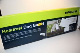 BOXED SAKURA HEADREST DOG GUARD Condition ReportAppraisal Available on Request- All Items are