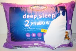 BAGGED SILENTNIGHT DEEP SLEEP 2 PILLOWS RRP £18.99Condition ReportAppraisal Available on Request-