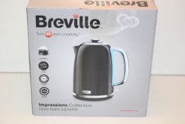 BOXED BREVILLE IMPRESSIONS COLLECTION GLOSS BLACK JUG KETTLE MODEL: VKJ755 RRP £24.99Condition