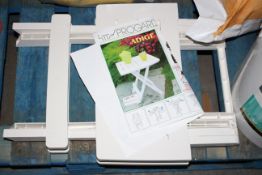 UNBOXED PRO GARDEN ADIGE FOLDING WHITE TABLE Condition ReportAppraisal Available on Request- All