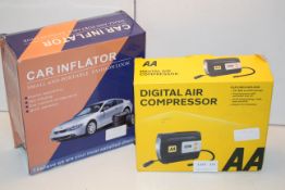 2X BOXED ASSORTED TYRE INFLATORS (IMAGE DEPICTS STOCK)Condition ReportAppraisal Available on