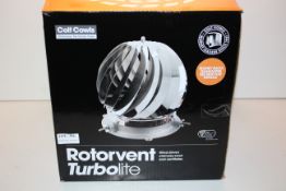 BOXED COLT COWLS ROTORVENT TURBOLITE WIND DRIVEN CHIMNEY COWL RRP £138.11Condition ReportAppraisal