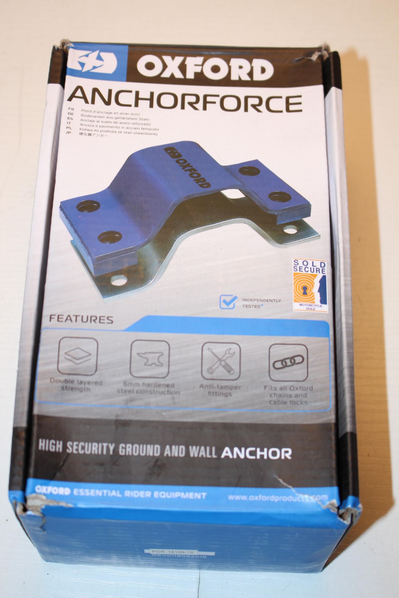 BOXED OXFORD ANCHORFORCE HARDENED STEEL Condition ReportAppraisal Available on Request- All Items