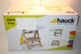 BOXED HAUCK CHILDRENS WOODEN HIGH CHAIR Condition ReportAppraisal Available on Request- All Items